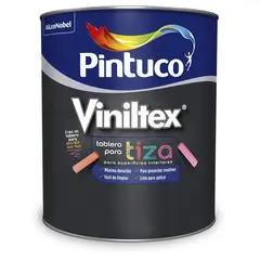 PINTUCO - Viniltex Tiza Negro Pizarra Cuarto 10387221