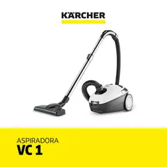 KARCHER - Aspiradora con Bolsa Filtro Hepa 140Mbar 1.5 Lt VC1