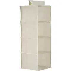 JUST HOME COLLECTION - Organizador Tela 4 Niveles 30x84x30 cm Beige