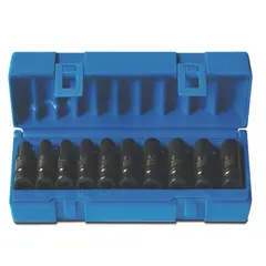 ACTION - Set Copa Corta de Impacto Cuadrante 1/2 Pulgada x 10 Piezas No. 605201001