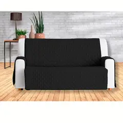 GUAMBA - Protector Para Sofá 2 Puestos 120 X 180 Beige - Chocolate