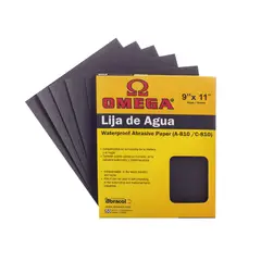 ABRACOL - LIJA AGUA No 180 de 9pulg x11pulg OMEGA