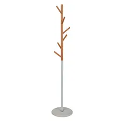 JUST HOME COLLECTION - Perchero de Piso 6 Perchas Metal Madera