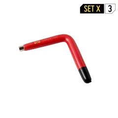 BAHCO - Juego de Llaves 3 Piezas Hexagonal 10 mm 1000 Voltios