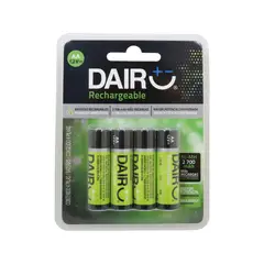 DAIRU - Pila AA. Recargable 2700Mah X4Und