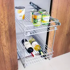 REJIPLAS - Rejilla Para Mueble Bajo 2 Niveles Plastificado