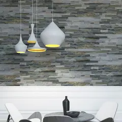 HOLZTEK - Piedra Mosaico Multicolor 60x15cm Caja 0.63 m2