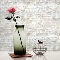 HOLZTEK - Mosaico Nacar Cuadrados 30X28cm