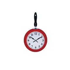 undefined - Reloj Cocina Sartén Rojo