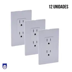 GENERICO - Toma Doble Integral Astral Bco Setx12