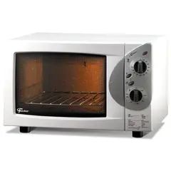 FISCHER - Horno Eléctrico Grill de Mesa Auto Limpiante 44 Litros 110V