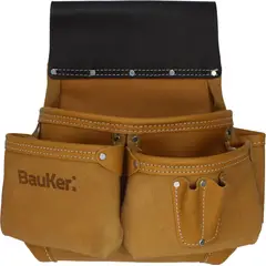 BAUKER - Cinturón Porta Herramientas 4 Bolsillos