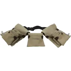 BAUKER - Cinturón Porta Herramientas 13 Bolsillos