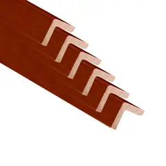 DEKOART - Esquinero Cedro 2x2cm 2.40m x 6 Unidades