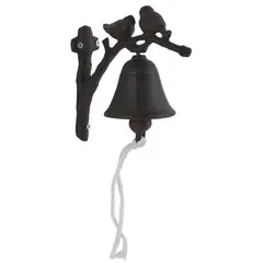 HC JUST HOME COLLECTION - Campana Decorativa Metal 16 X 8 X 18 Cm