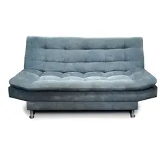 MUEBLES ONLINE - Sofá Cama Carvallo Plain 3 Posiciones Tela Gris Sc10071