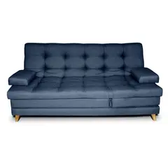 MUEBLES ONLINE - Sofá Cama Balmain Multifunción 5 Posiciones Plomo Sc10147