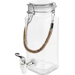 undefined - Dispensador 1.8 Litros Vidrio Manija Natural