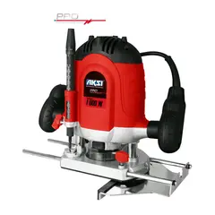 AKSI - Ruteadora Profesional 1600W V.V. 8'000-30'000rpm 1/4 y 1/2 Pulg