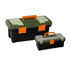 BAUKER - Set Caja De Herramientas 18 Pulgadas + 12 Pulgadas