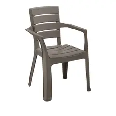RIMAX - Silla Con Brazos Plástico Barú Mocca