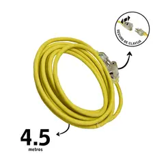 undefined - Extensión Calibre 14 Polo A Tierra 1 Salida Seguro Clavija 4,5M Sjtw