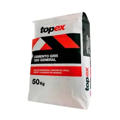 TOPEX - Cemento Gris Uso General 50kg