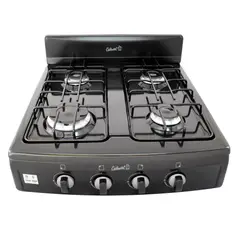 CONTINENTAL - MP ESTUFA GAS PROPANO 4PT QUEMADOR ALUMINIO NEGRO