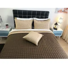 KARYTEX - Quilt Doble Faz Chocolate - Camel Queen
