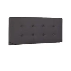 BANZAY - Cabecero Tapizado para Cama Sencilla 100X60Cm Cuadros Marrón