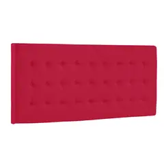 BANZAY - Cabecero Tapizado para Cama Semidoble 120X60Cm Cuadros Marrón