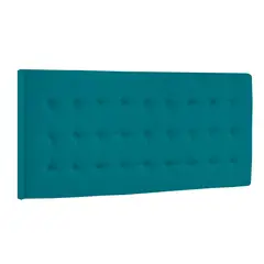 BANZAY - Cabecero Tapizado para Cama Semidoble 120X60Cm Cuadros Marrón