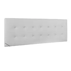 BANZAY - Cabecero Tapizado para Cama Queen 160X60Cm Cuadros Marrón