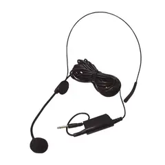 VTA PLUS - Micrófono Alámbrico Tipo Diadema, Cable De 5 Metros