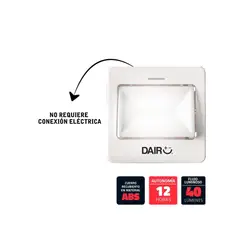 DAIRU - Linterna LED Tipo Interruptor 4 LED SMD a Pilas para Closets, Gabinetes y Emergencias