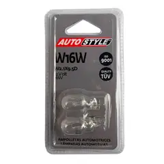 AUTOSTYLE - Bombillo Cocuyo W16w 16w X2luz Amarilla