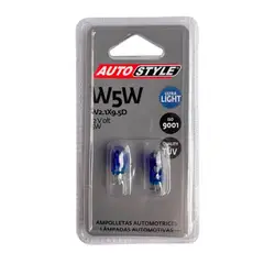 undefined - Bombillo Cocuyo W5W 5W X2Luz Blanca Autostyle