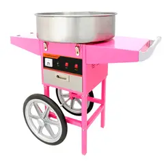 FULLER - Algodonera con Carro para Uso Comercial e Industrial + Gratis Azucar Pink
