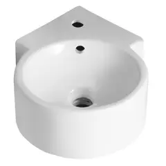 SENSI DACQUA - Lavamanos Porcelana Esquina A Muro 30x44x13