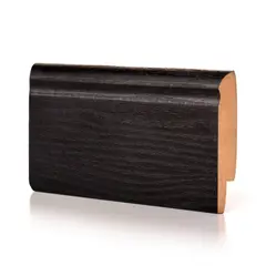 HOLZTEK - Guardaescoba Moldura Mate 7 X 1.2 X 240 cm Negro Set X 5 Unidades FNG
