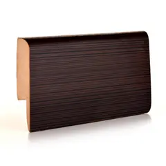 HOLZTEK - Guardaescobas Mate 7.5 X 1.2 X 240 cm Wengue Set X 5 Unidades FNG