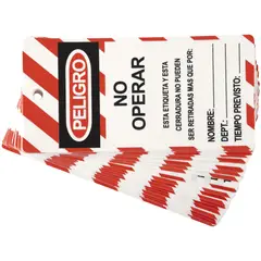 STEELPRO - Paquete X 25Und Tarjeta No Operar Lock Out
