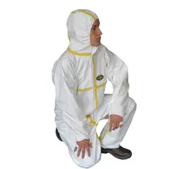 STEELPRO - Overol Desechable Blanco Chemical 4/5/6p Talla M