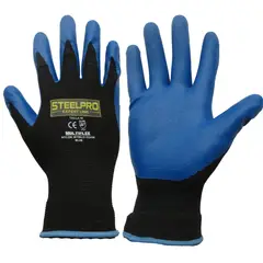 STEELPRO - Paquete X 12 Unidades Guante Multiflex Nylon N Foam Blue L