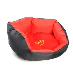 INTERPET - Cama Para Mascota Antifluido 45x38x18cm Pequeña Negro