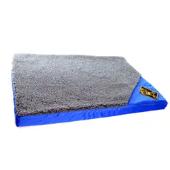 INTERPET - Colchoneta Tradicional De Peluche Para Gato 97X76 Cm Azul