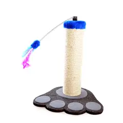 INTERPET - Rascador Para Gatos Recrea 36x35x40cm Pequeño Azul