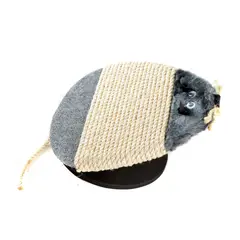 INTERPET - Rascador Para Gatos Ratón 33X26X2.7Cm Pequeño Gris