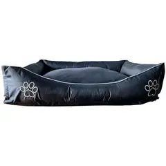 INTERPET - Cama Para Mascotas Soft 97x71x24cm Extra Grande Negro