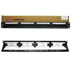 INFINITE - Patch Panel Cat 5e de 24 Puertos